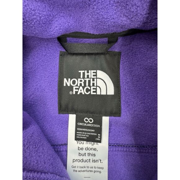 The North Face Kids’ Denali Jacket Peak Purple Medium NWT $130 MSRP - Picture 4 of 5